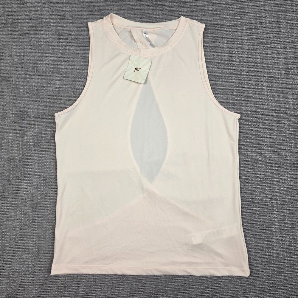 Fabletics Tank Top Womens S Blake Open Back Light Pink Activewear Athleisure NWT
